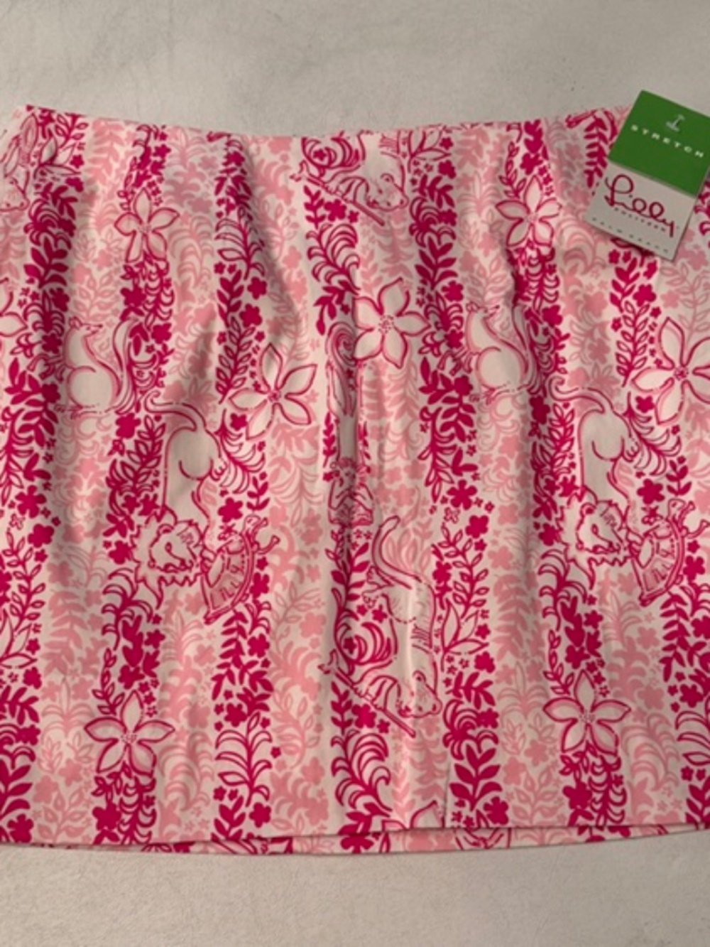 Lilly Pulitzer "Boardwalk Cafe" Chic Lilly Pulitzer Skirt~Ladies SZ 10~Vintage
